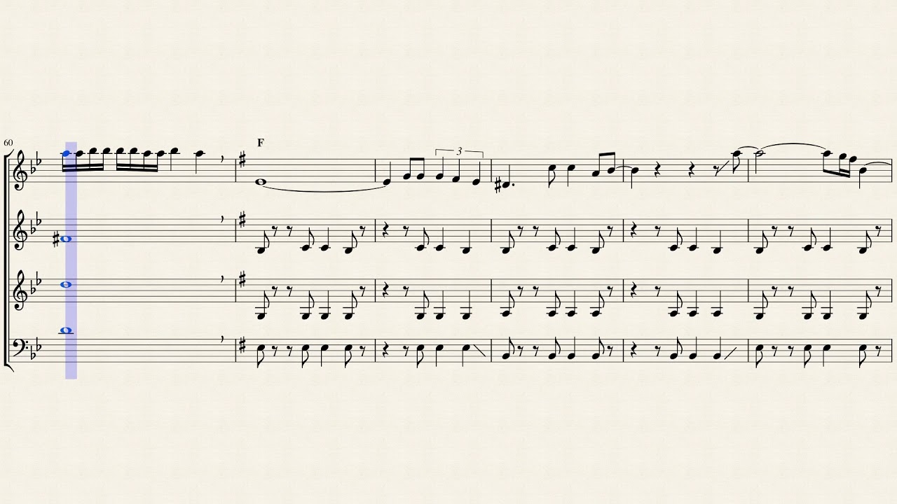 El Tango de Roxane ( Moulin Rouge) String Quartet Sheet Music