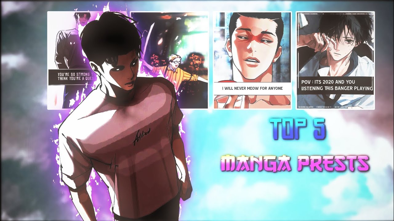 TOP 5 TRENDING MANGA EDIT PRESET | DIRECT LINK 🖇️ | ALIGHT MOTION 