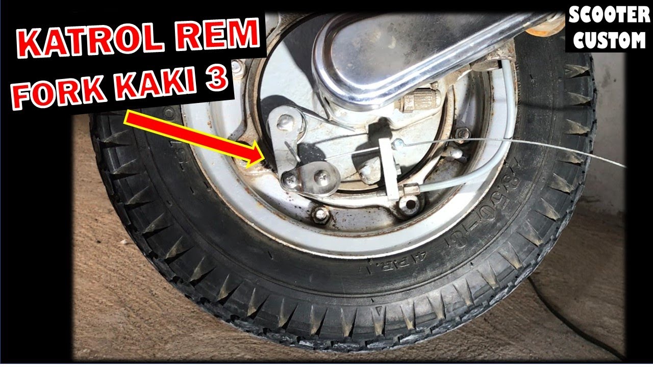Katrol rem Fork kaki 3, jadi enteng dan pakem..!!!