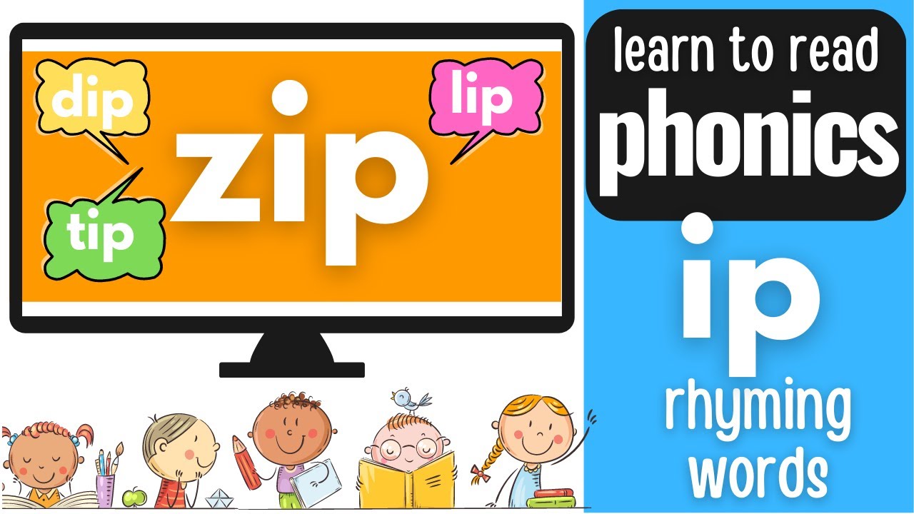 ip Word List | Learn to Read | Phonics Flash Cards Kindergarten & School Help | Reading Sight Words