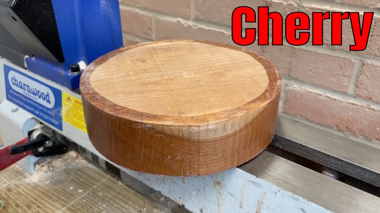 Woodturning A Cherry Bowl - The Perfect Gift!