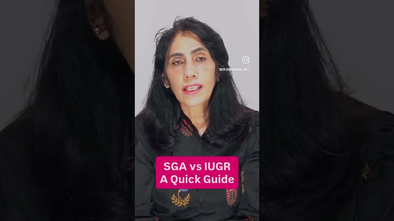 SGA vs IUGR #smallforgestationalage #iugr  #ultrasound #obgyn #obgynultrasound