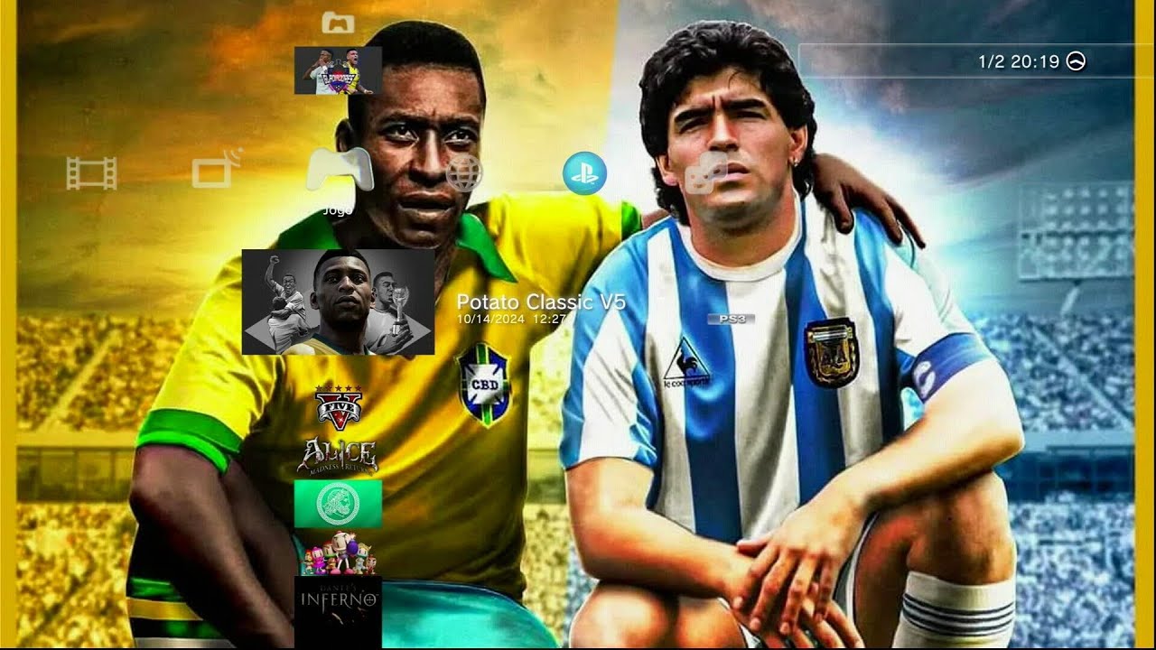 Potato Clássic V5 Versão Blus + Skin Personalizada Download No Comentário Fixado #efootballps3 #ps3