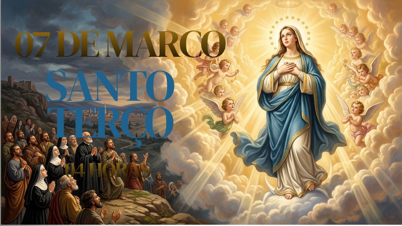 SANTO TERÇO | Sábado, [3/7/2026] – Mistérios Gozosos | REFÚGIO NO CORAÇÃO DE MARIA | 04 HORAS