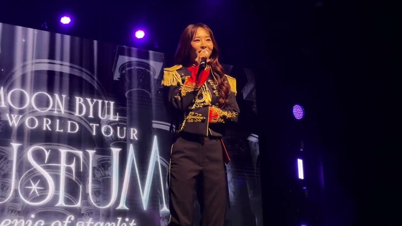 [4K] 241129 Moonbyul 문별 Ment 2 Song Requests (Refuge, Selfish, Snow) - Jersey City - 1st World Tour