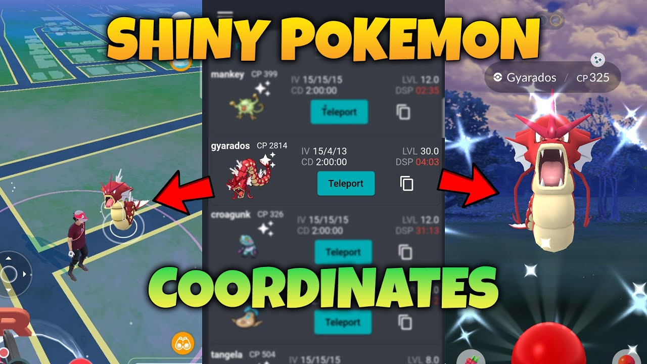 Координаты гнезда сияющих покемонов в Pokémon Go Unlimited | Лучший трекер сияющих покемонов в Po...