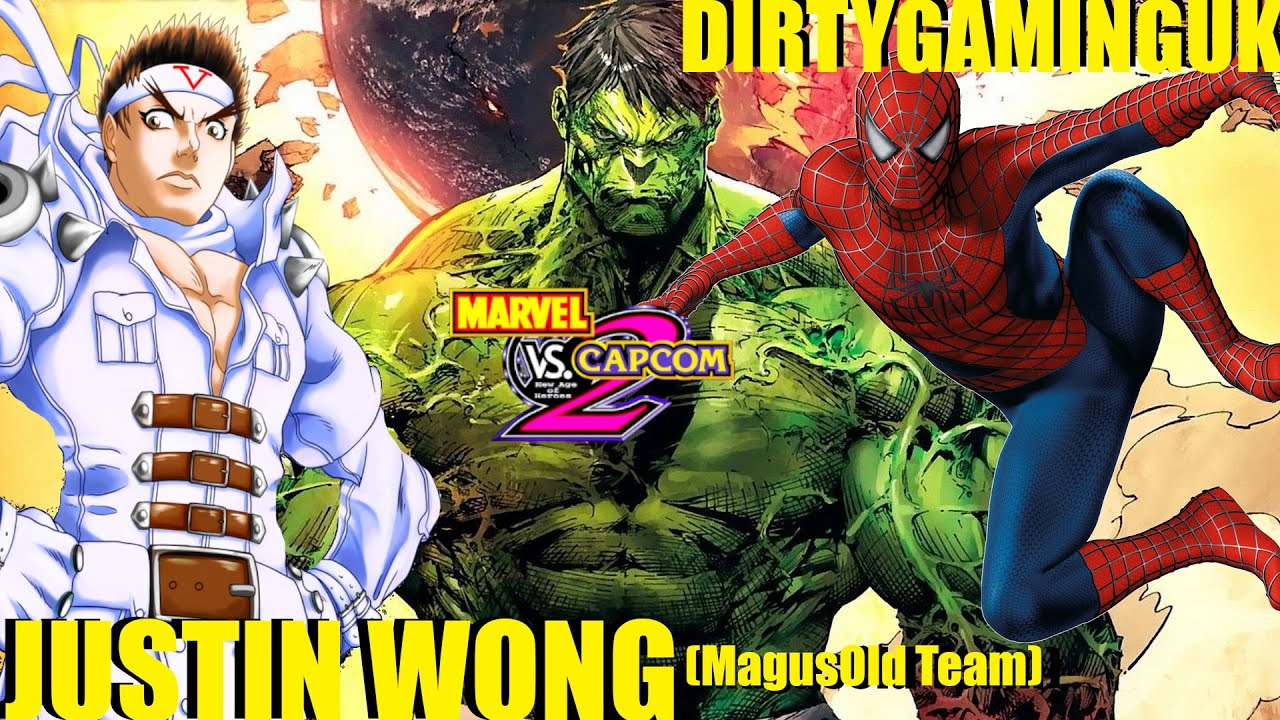 MvC2 Mvci Umvc3 JUSTIN WONG (MAGUSOLD Team) vs DIRTYGAMINGUK/HUMANESHADOW (Low Tiers)