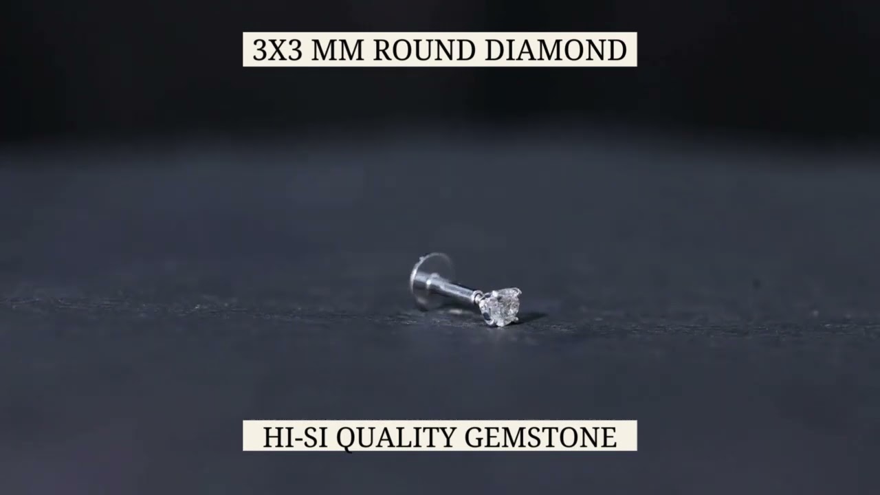 Natural Diamond Nose Pin Stud