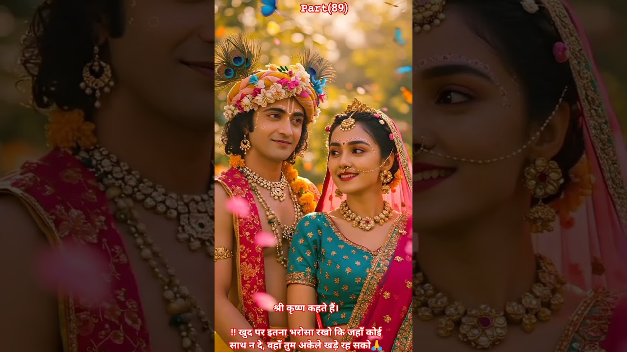 #🌿 खुद पर इतना भरोसा रखो कि जहाँ कोई साथ न दे, वहाँ तुम अकेले खड़े रह सको🙏# 𝚔𝚛𝚒𝚜𝚑𝚗𝚊