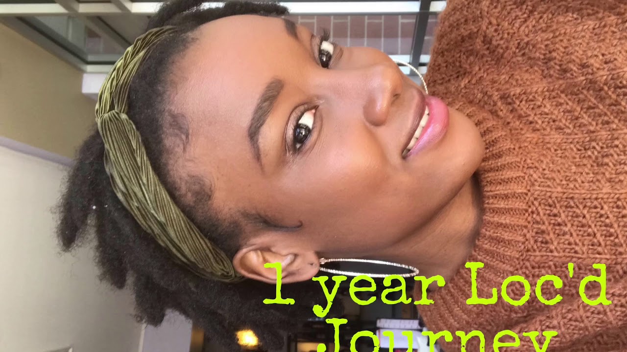 1 year Loc’d | 1 year Loc’d journey| Semi free form Locs| thick locs| medium locs| loc nation|
