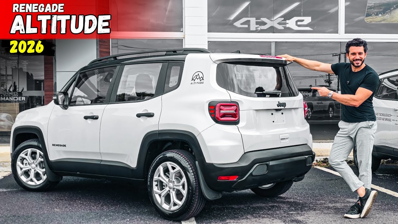JEEP RENEGADE ALTITUDE 2026 TODOS OS DETALHE E PREÇO