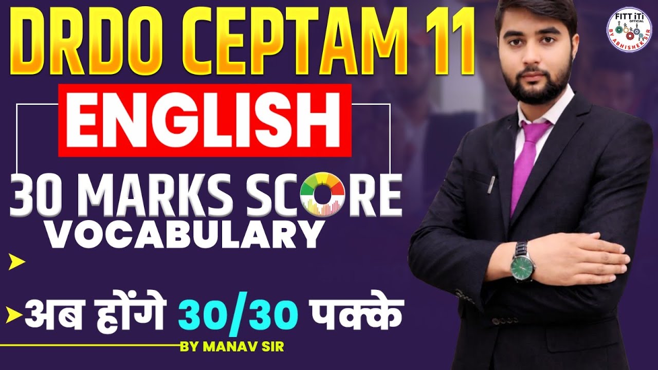 #29  DRDO English Syllabus | DRDO Technician A English Syllabus | DRDO English Classes | DRDO CEPTAM