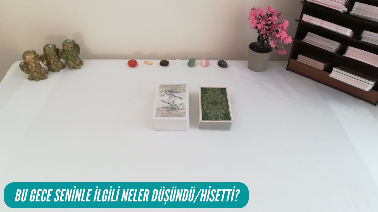 Bu Gece Seninle İlgili Neler Düşündü , Hissetti?♥️Tarot