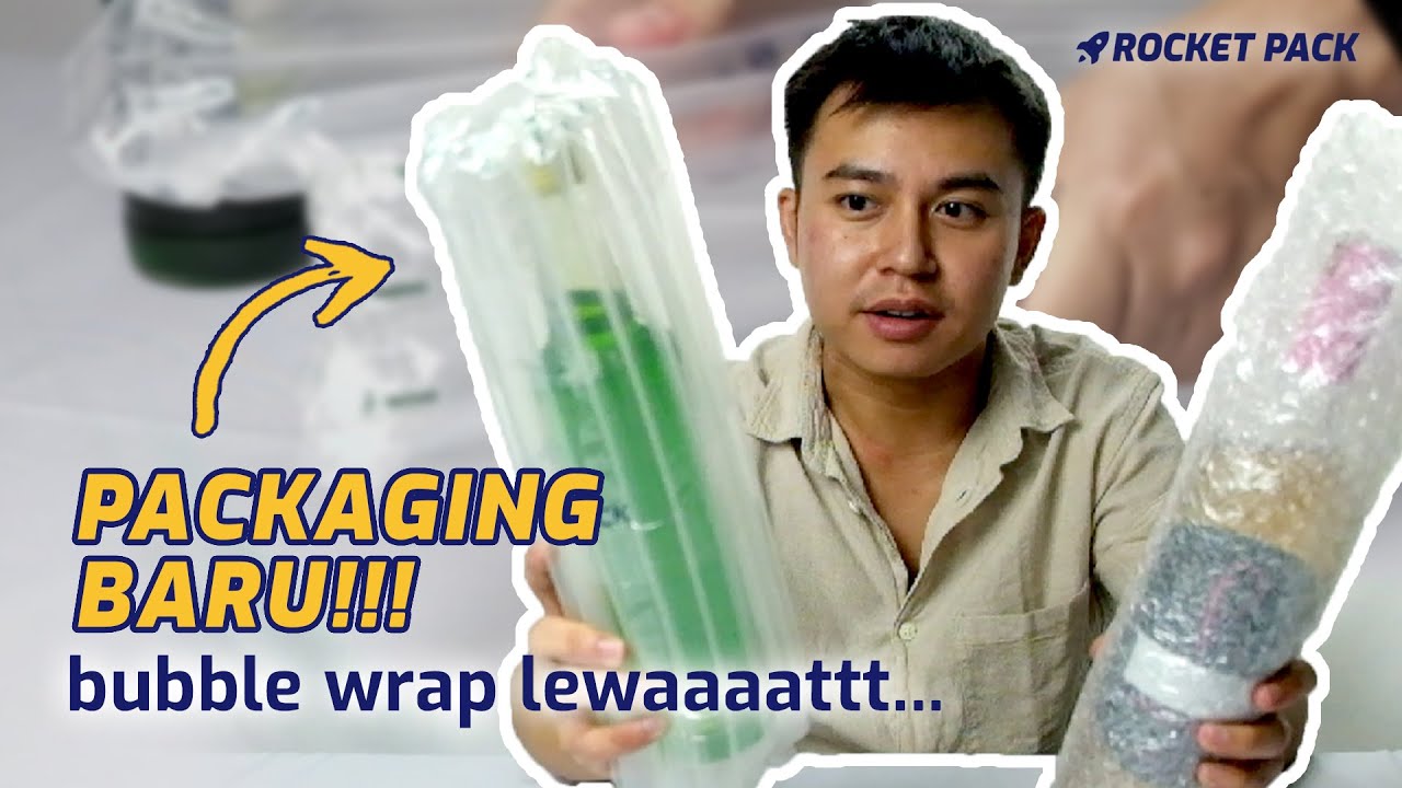 PACKAGING BARU!!! bubble wrap lewaaaattt....