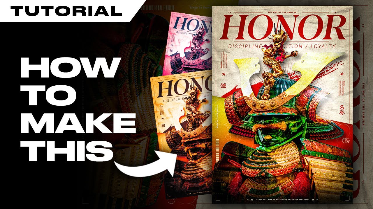 How to create a Magazine Cover Design - Graphic Design Tutorial