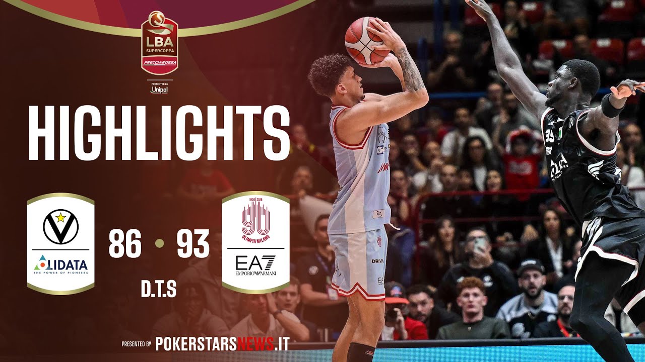 SF Supercoppa 2025 | Virtus Olidata Bologna - EA7 Emporio Armani Milano | PokerstarsNews Highlights