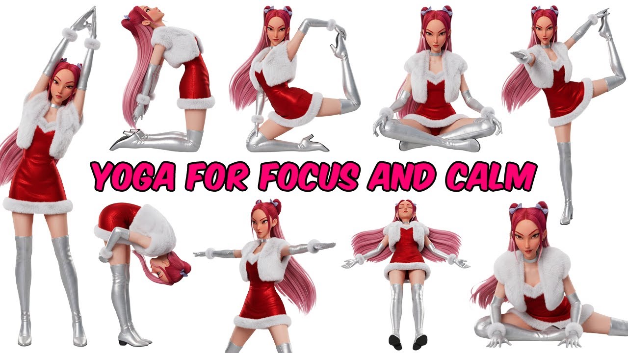 Idol Warrior Flow For Focus & Calm With Mira | KPop Demon Hunters Poses | Rainbow Yoga
