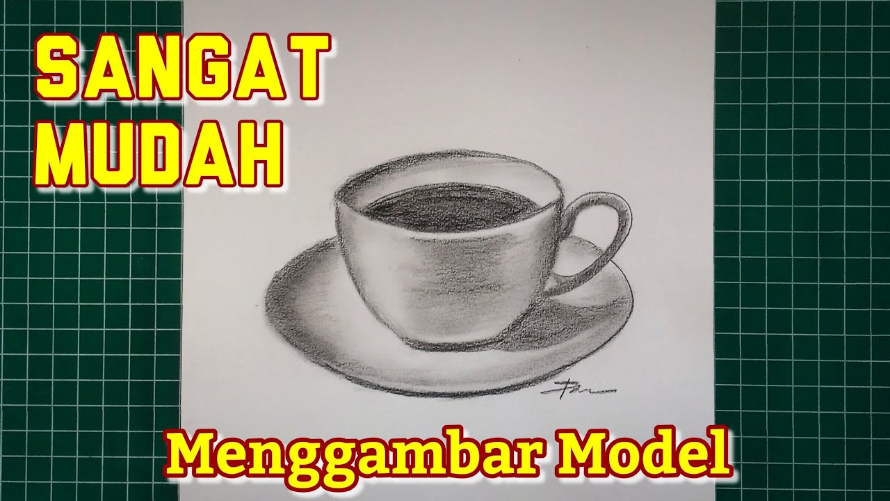 Cara Menggambar MODEL ALAM BENDA Untuk Pelajaran Seni Budaya