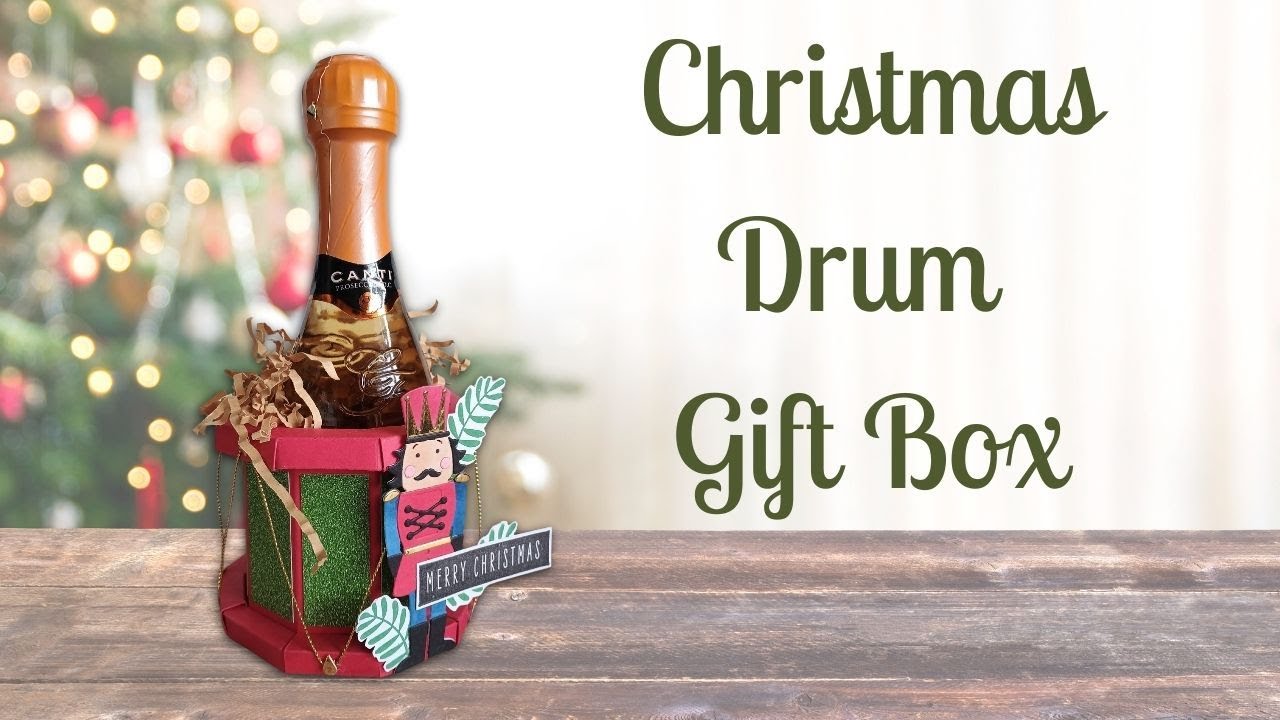Christmas Drum Gift Box Tutorial | Simply Made Crafts