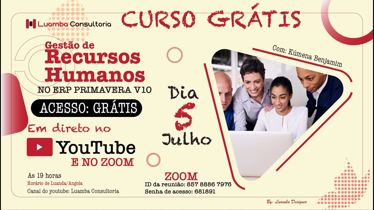 Curso de Gestão de Recursos Humanos no ERP Primavera V10 Grátis