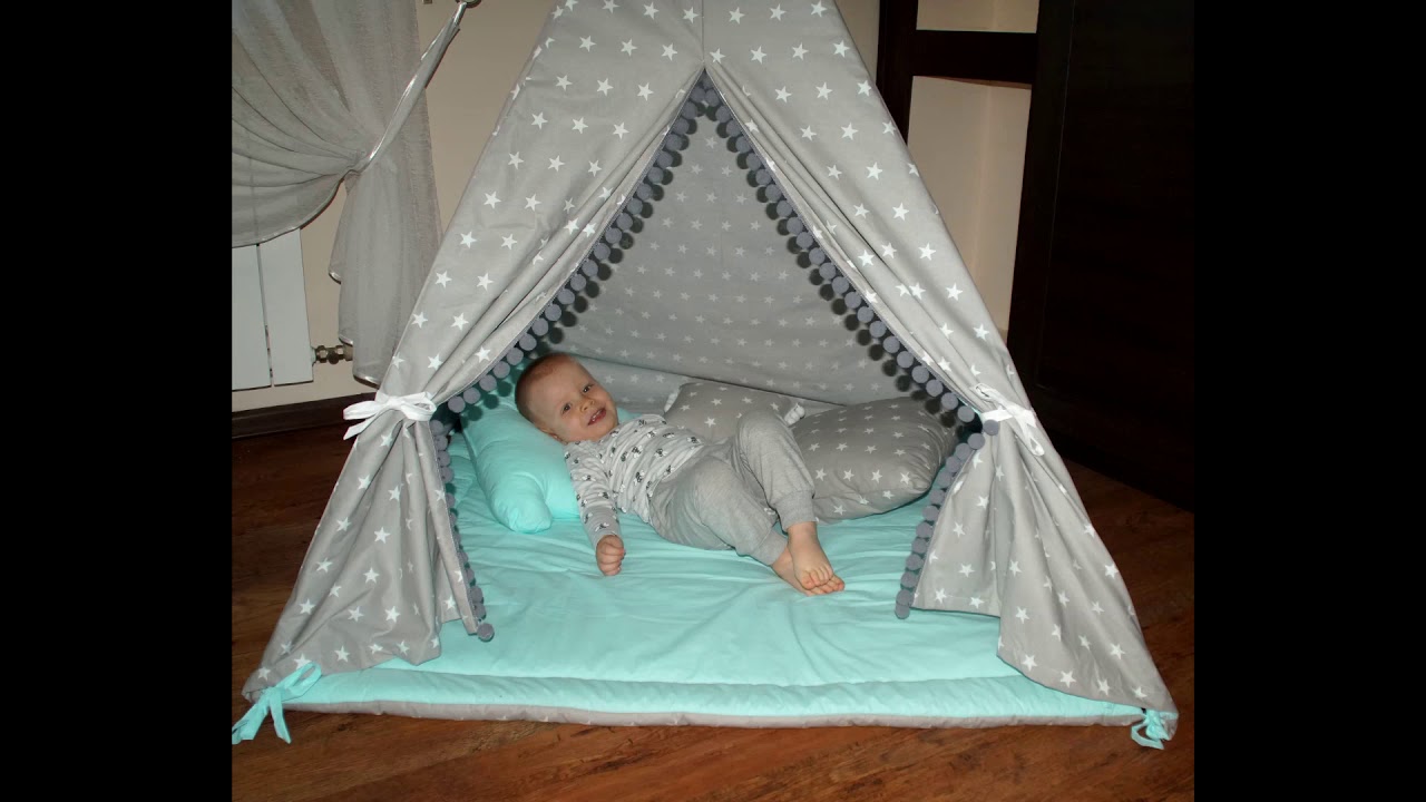 Fantastyczny namiot tipi od fikumikuwpokoiku.pl