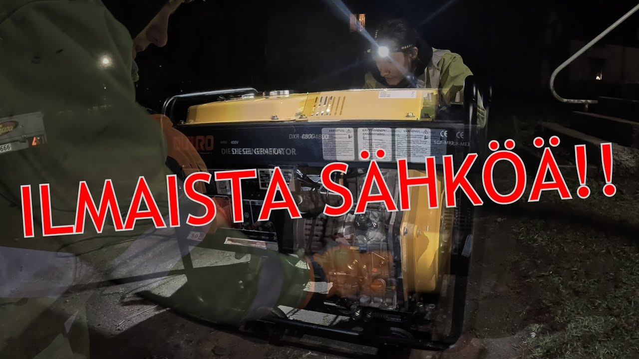 Aggregaatti hankinta - Offgrid sähköä käytetystä paistoöljystä