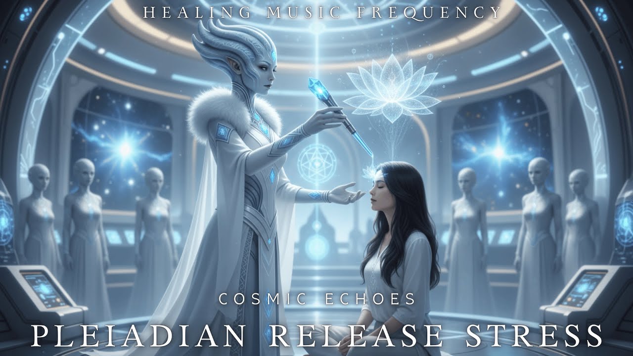 Cosmic Echoes ✨ Pleiadian Release Stress | Starseed Healing Music for Inner Peace & Serenity 🌟
