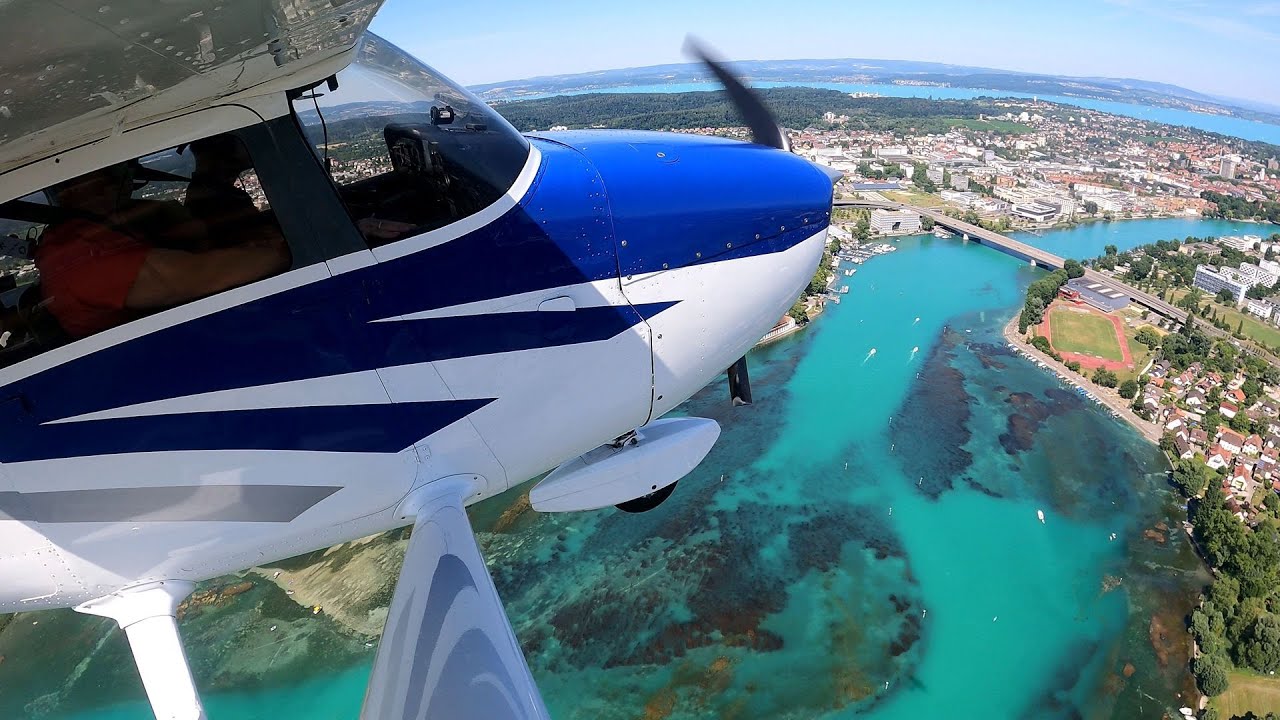 Ausflug nach Konstanz mit der Cessna 172 D-EGBW