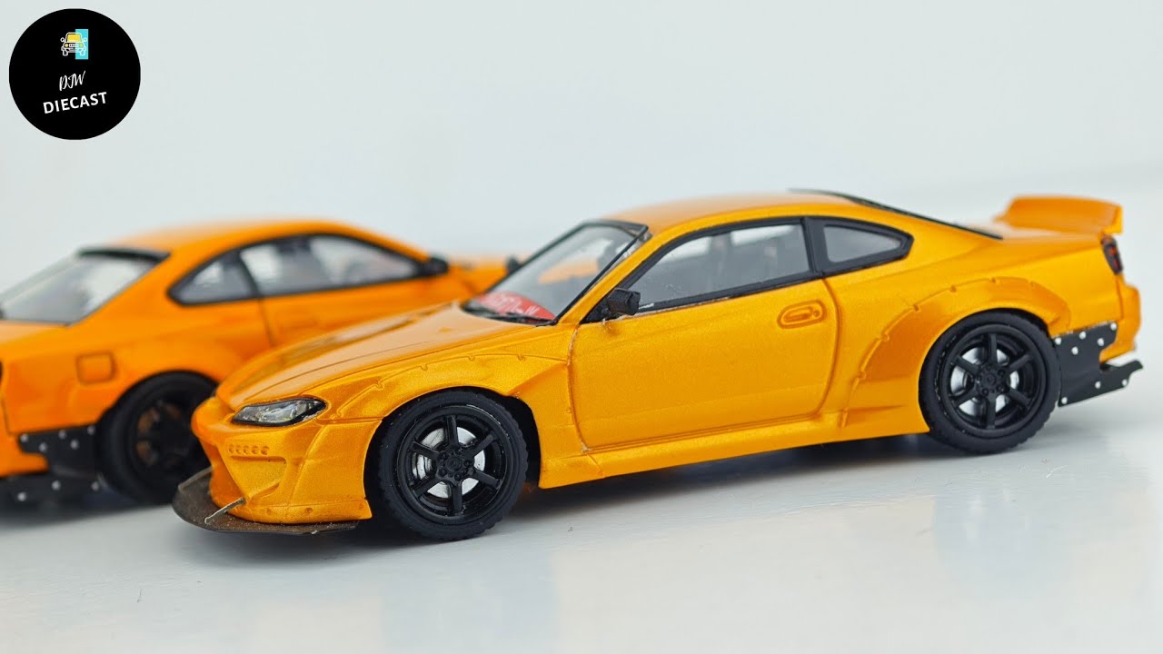 Nissan Silvia S15 Rocket Bunny by Wildfire 1/64 | UNBOXING and REVIEW