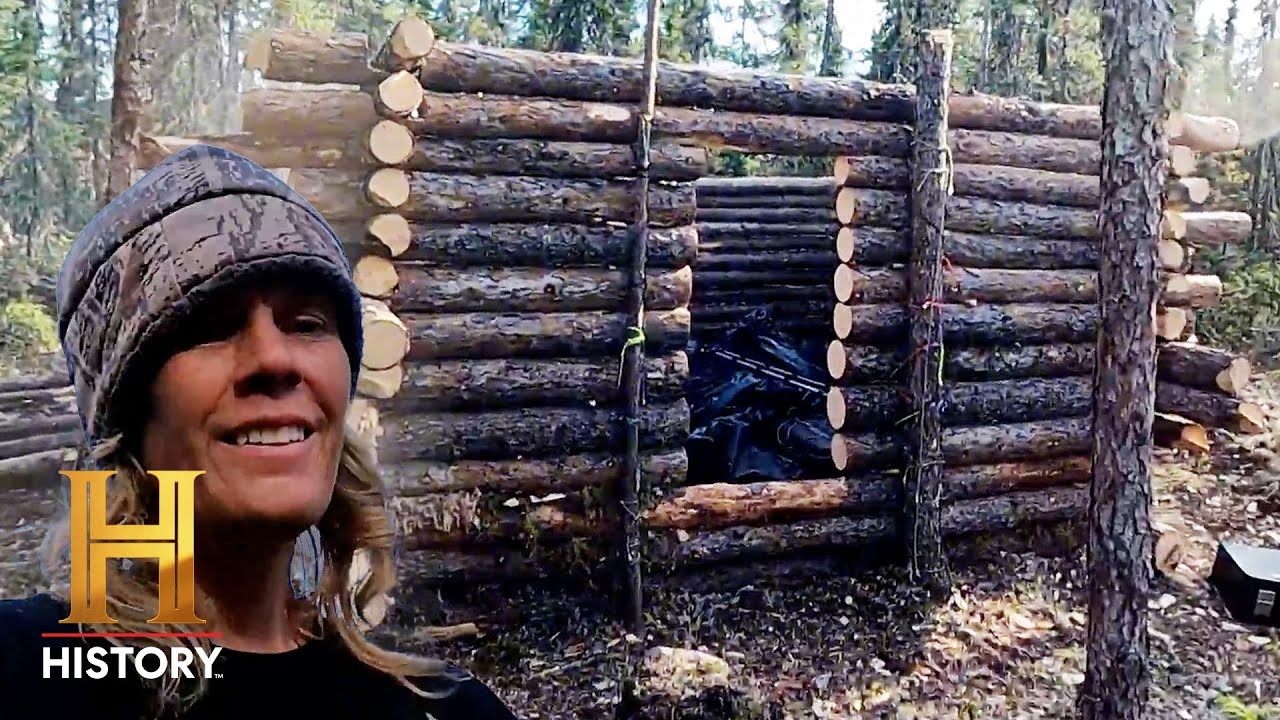 Alone: Jodi Loses Valuable Calories Building Log Cabin (Season 10) | History