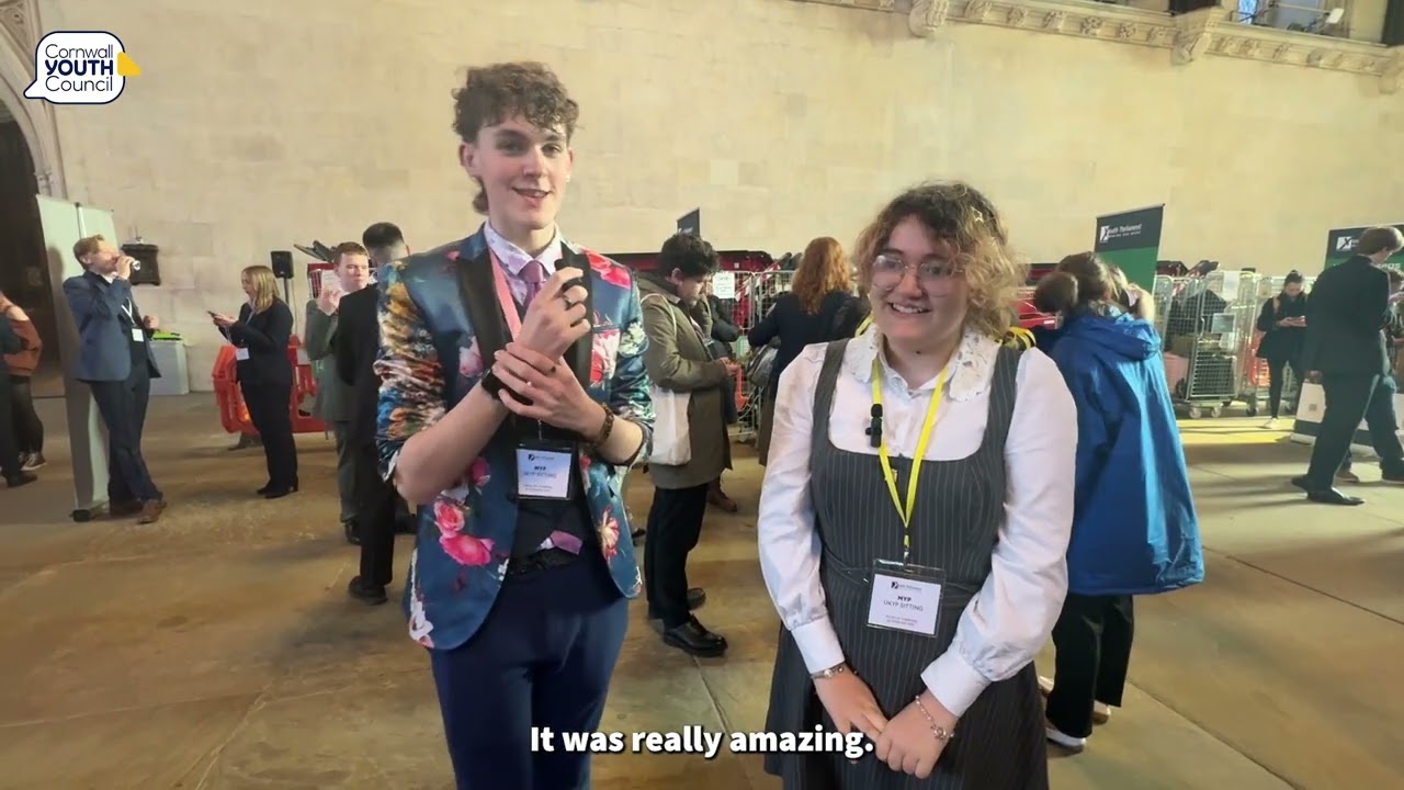 Cornwall’s Members of Youth Parliament take on the House of Commons!