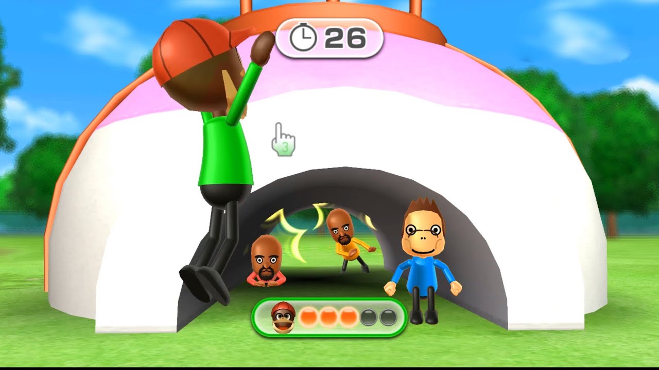 Wii Party Board Game Island 214 - Bowser Jr Vs Diddy Vs Matt Vs Matt (Master CPU)