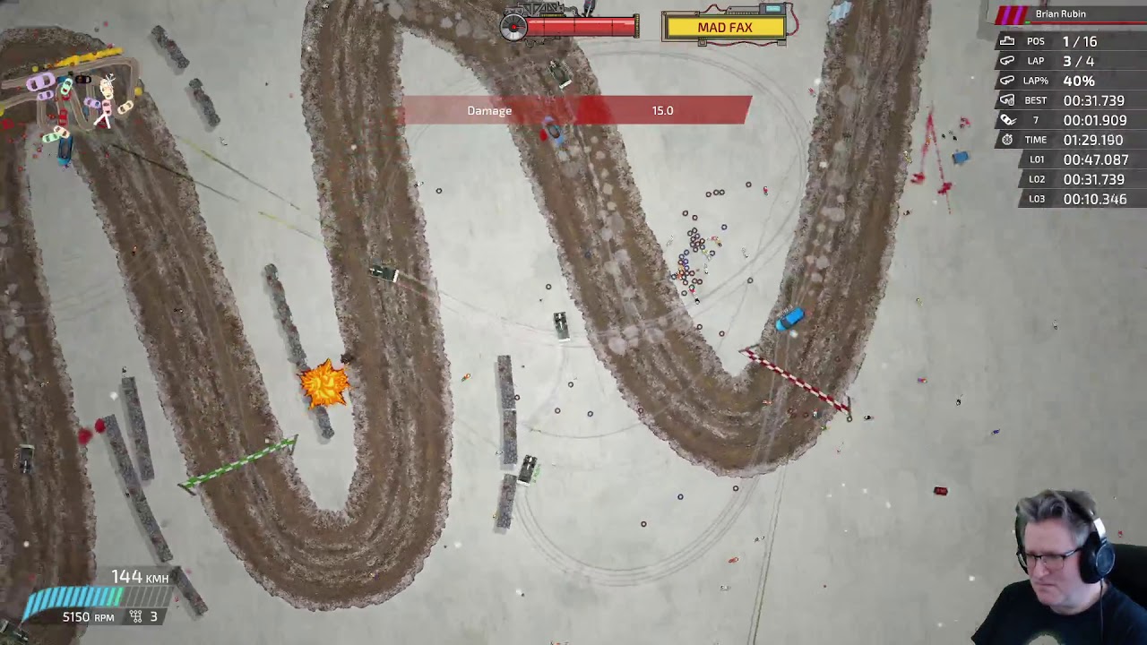 A race so insane only two of us made it (Bloody Rally Show)