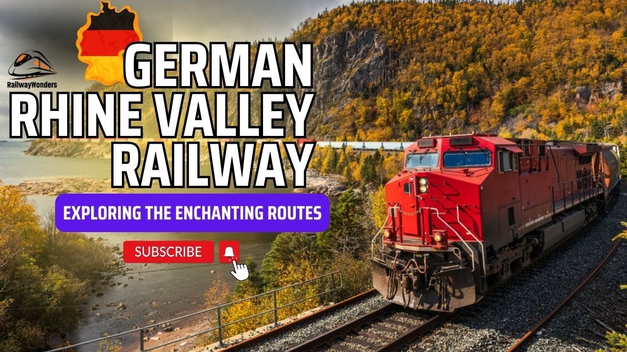 German Train Travel | Rhine Valley Railway - Train Videos #railwaywonders