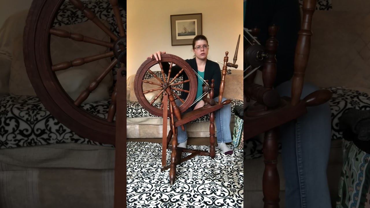 Flax Spinning Wheel