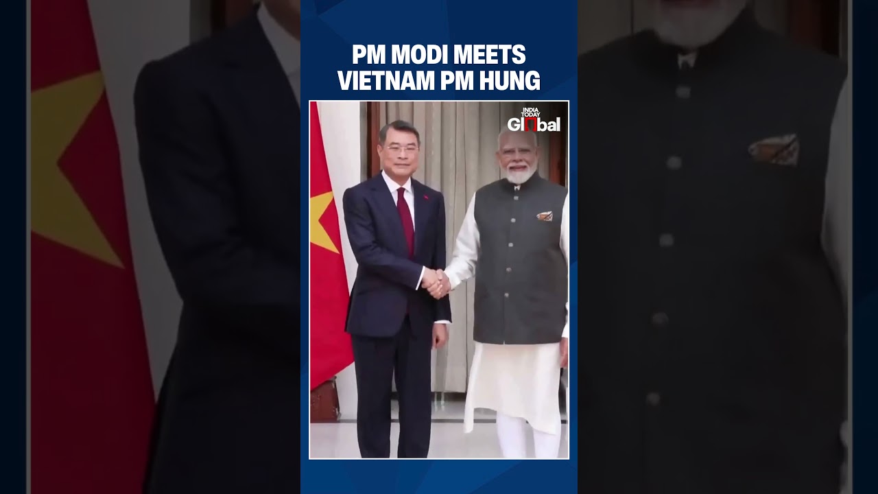 PM Modi Meets Vietnam PM Le Minh Hung At Hyderabad House In Delhi