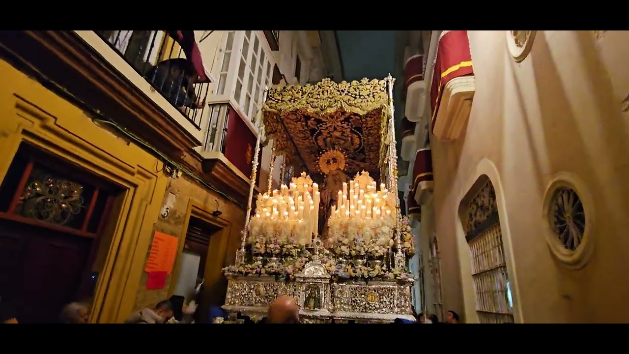 Virgen del Rosario en sus Misterios Dolorosos. Cádiz 2025.