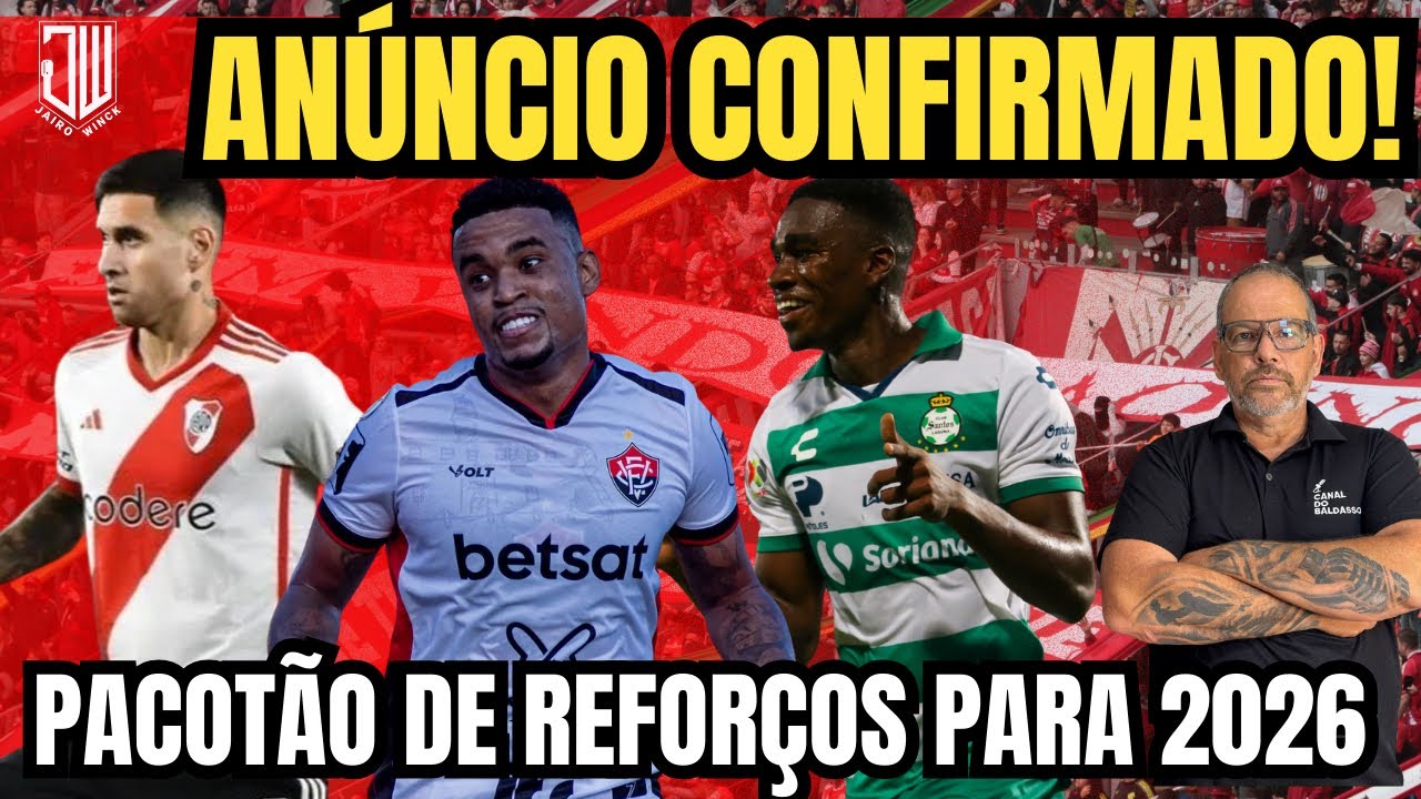 PACOTÃO DE REFORÇOS PARA 2026 | ANÚNCIO CONFIRMADO! | JAIRO WINCK 