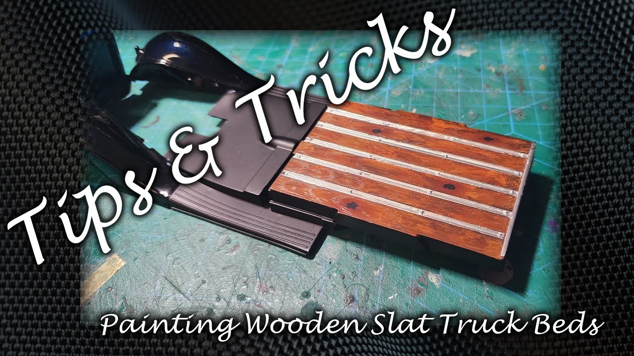 Tips and Tricks: Painting Wooden Slat Truck Beds and Rails.