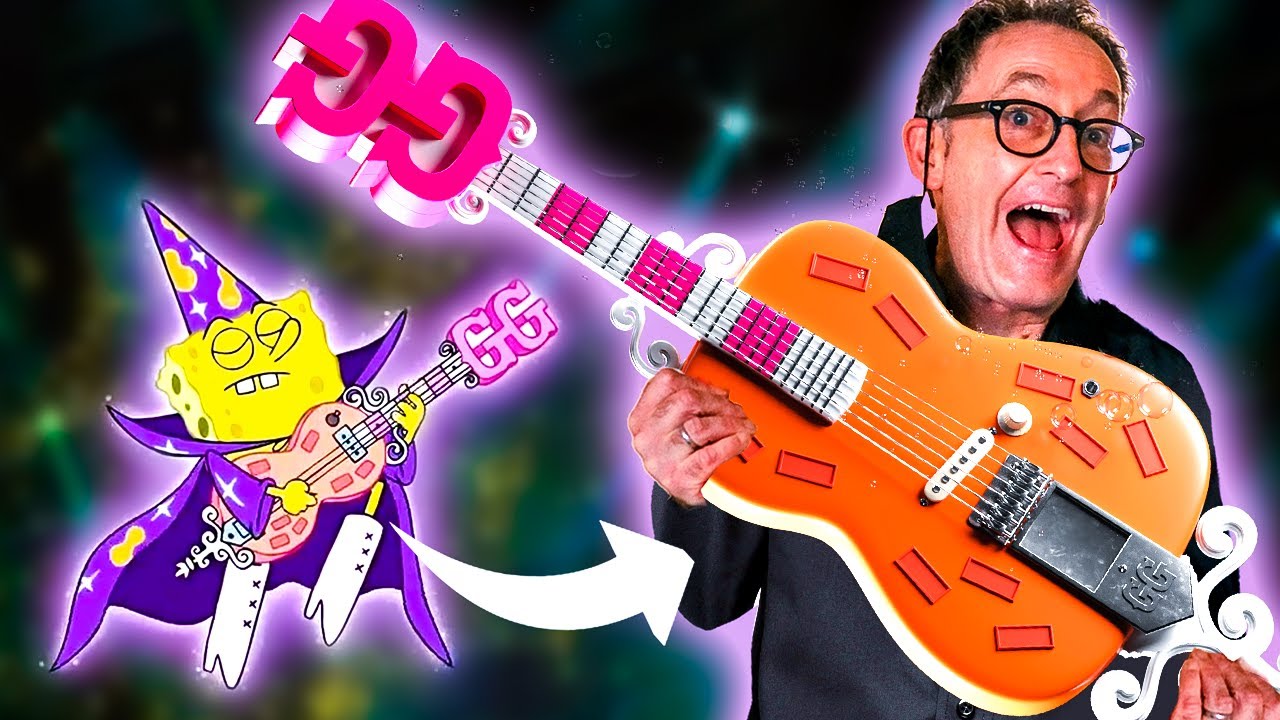I built the Goofy Goober Guitar for SPONGEBOB (Tom Kenny) | When You're Bored