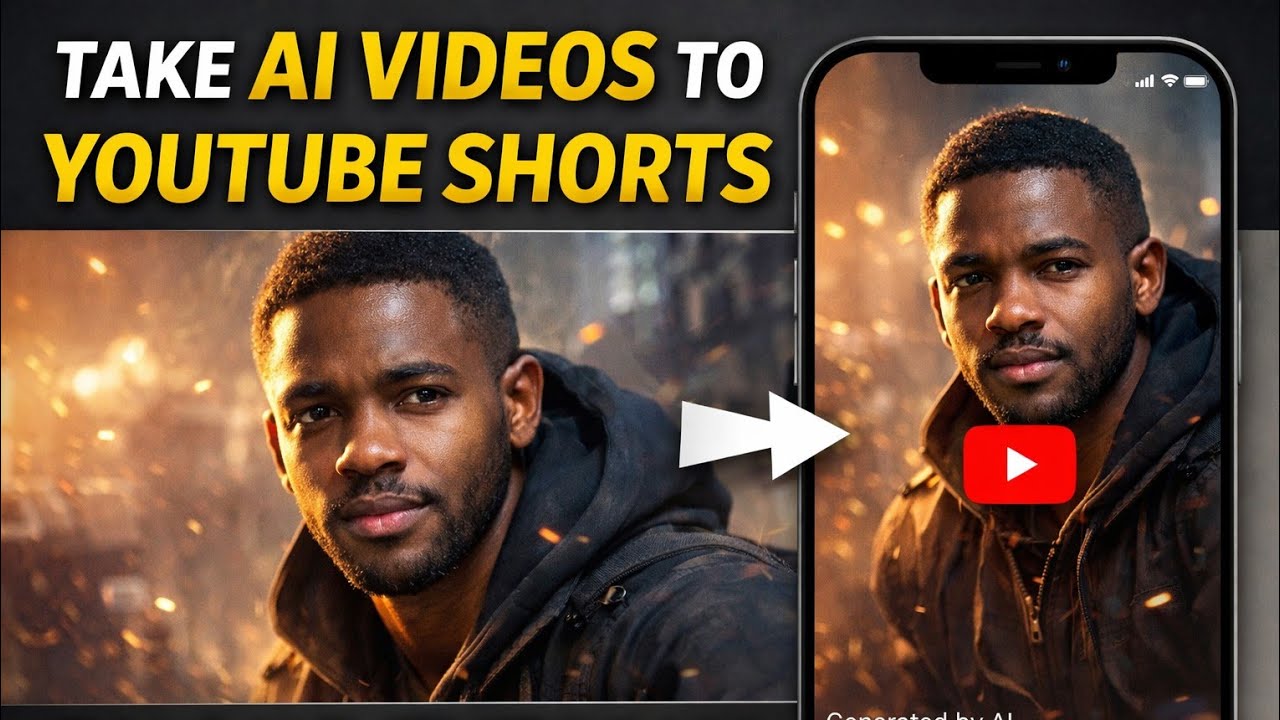 How to Turn Your AI Videos into YouTube Shorts using your phone