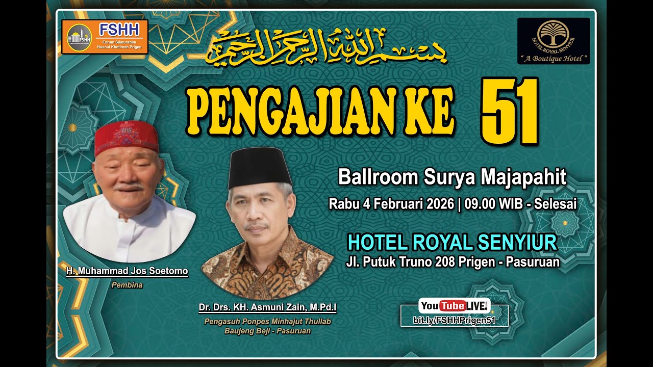 FSHH Prigen | Pengajian Ke 51