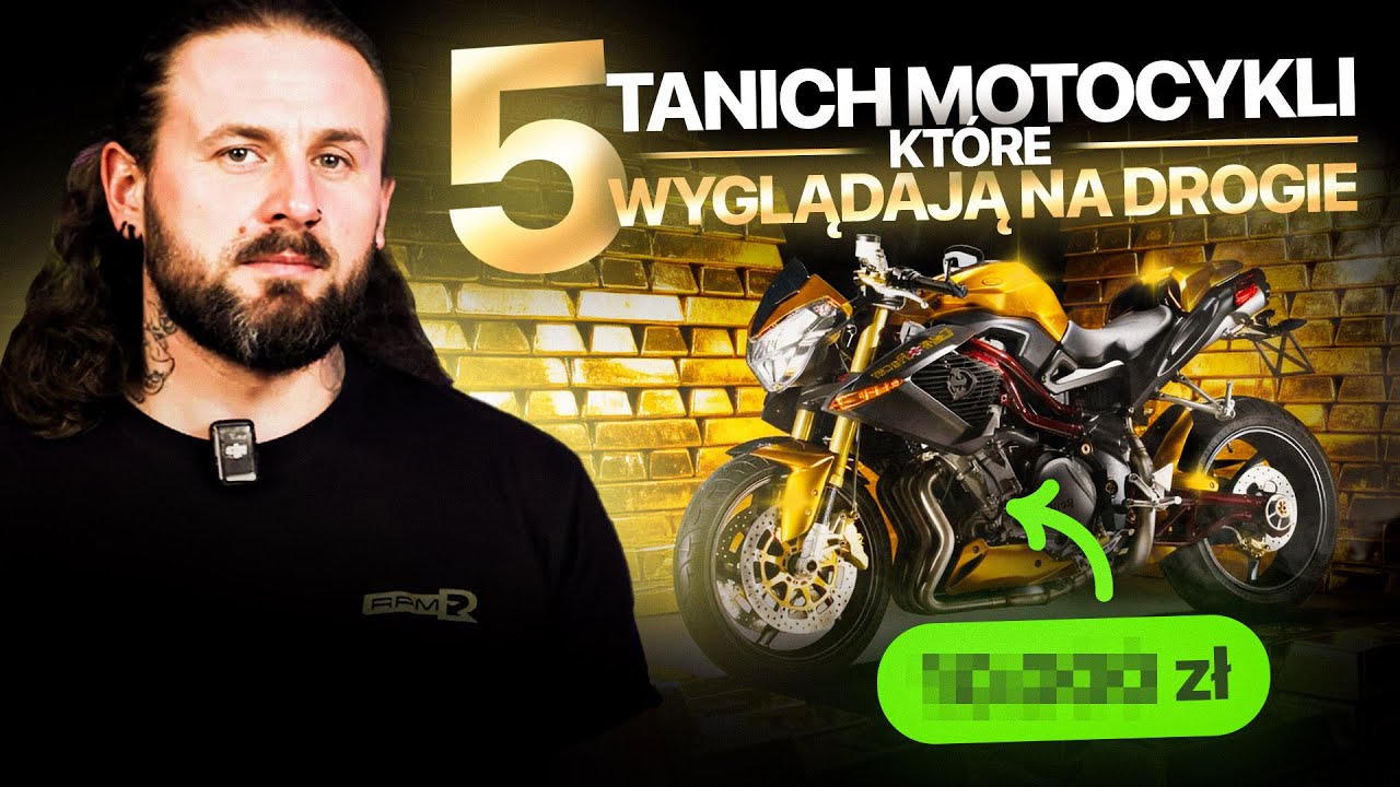 5 MOTOCYKLI KTÓRE WYGLĄDAJĄ NA DROŻSZE NIŻ SĄ W RZECZYWISTOŚCI