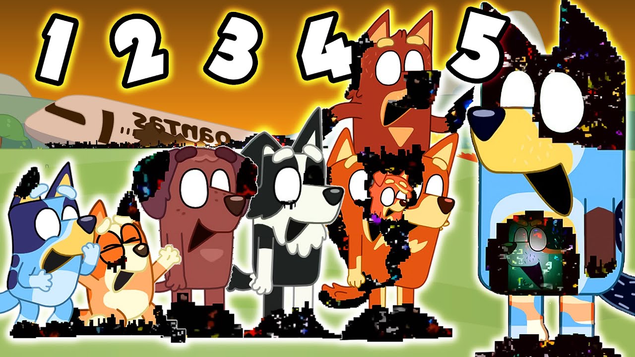 FNF Bluey X Darkness Takeover V1 | Brisbanes last stand (Family Guy/Pibby Bingo/Bluey All Phases)