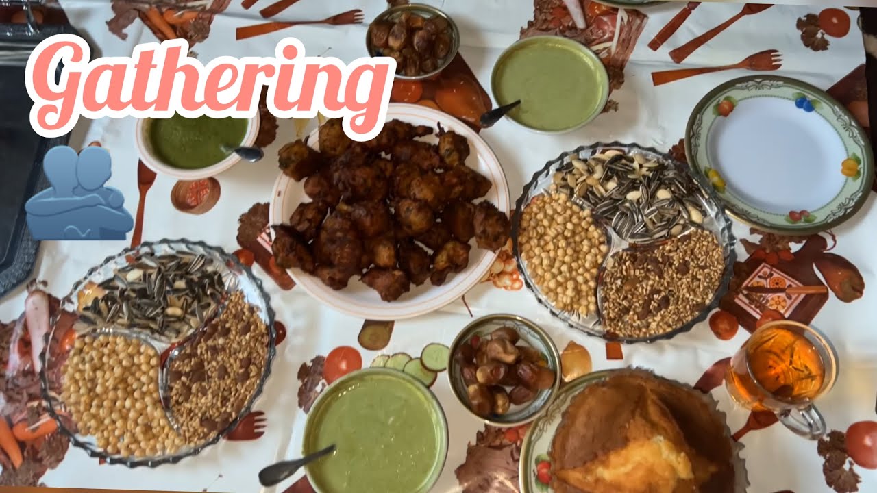 Little family gathering 🫂/ chai peshin khny czn😊