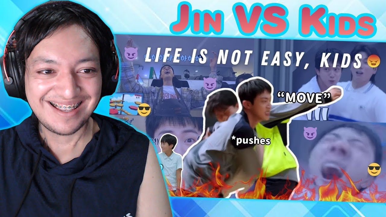 Run Jin but it's every time Jin has no mercy on the kids | REACTION