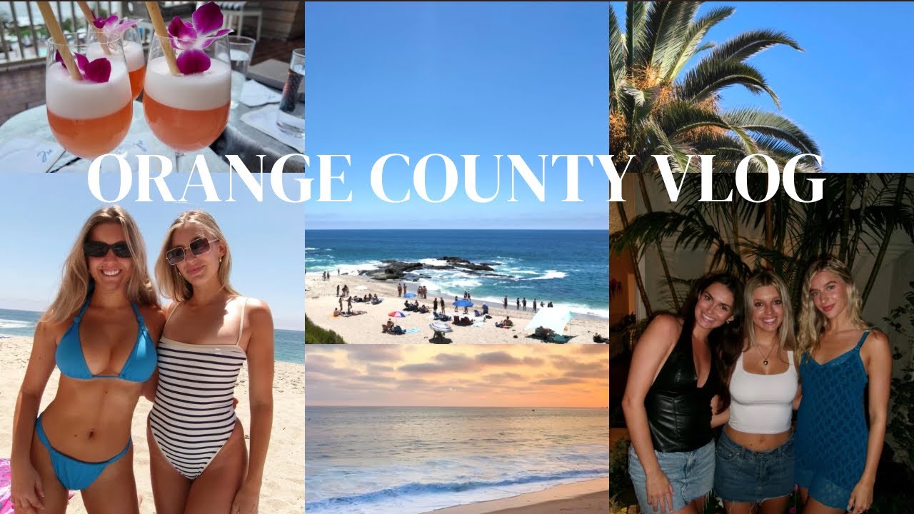 orange county vlog: beach days, good eats, and the 4th of july!
