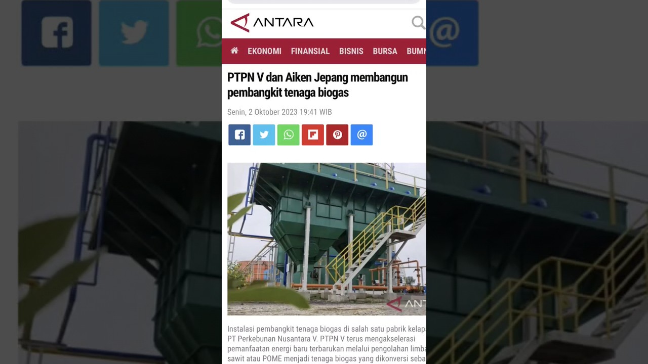 Teknologi PTPN V dan jepang terbaru