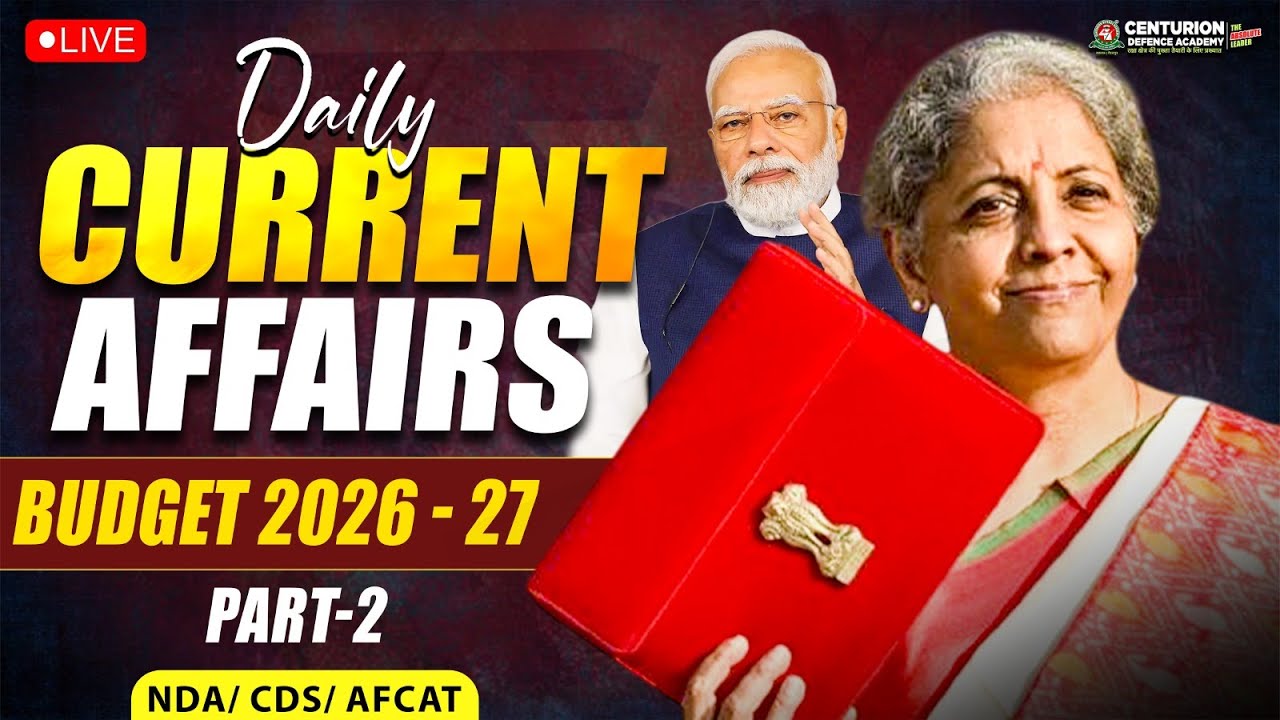 4th February 2026 Current Affairs | Daily Current Affairs Important Question for NDA/CDS/AFCAT