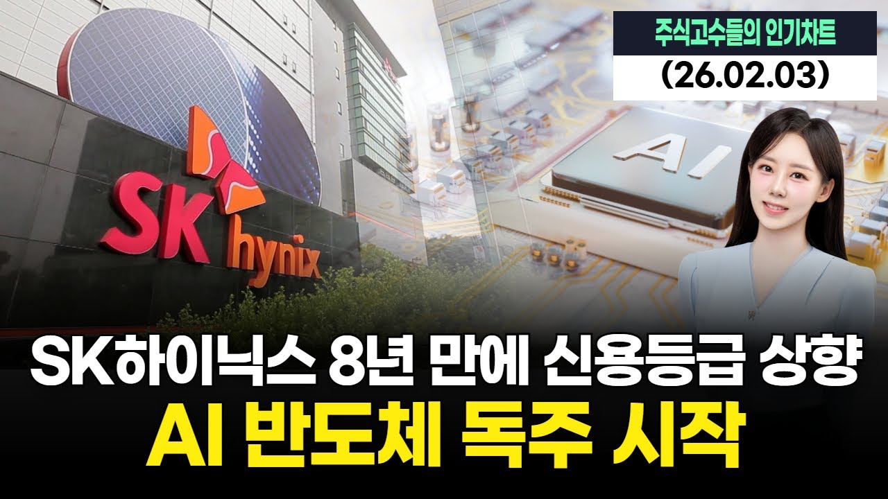 SK하이닉스 8년 만에 신용등급 상향… AI 반도체 독주 시작